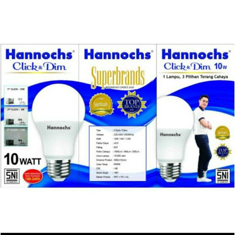 Hannochs Led Click and Dim 10w. Click &amp; Dim 10watt