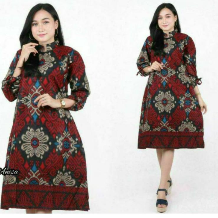 Terbaru.. TUNIK BATIK JUMBO LD 130 sampai LD 190 CM