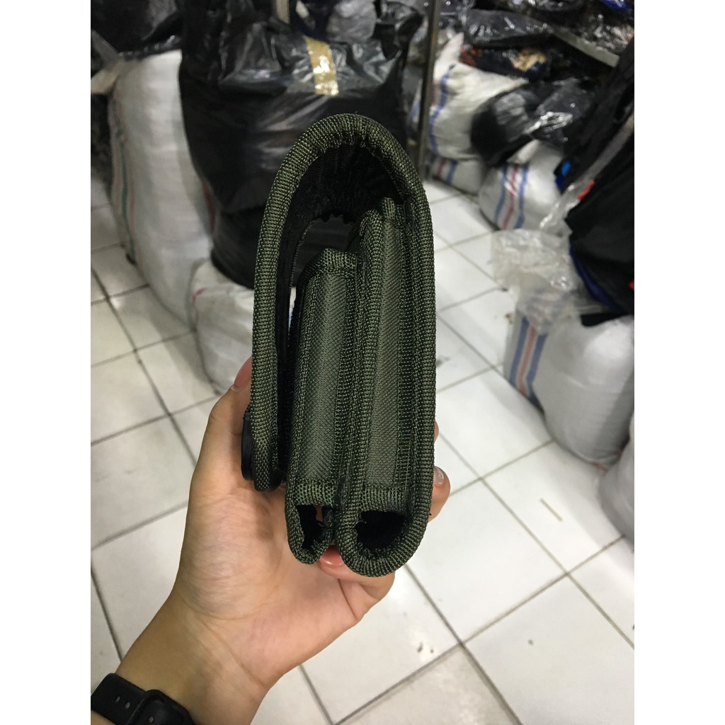 Sarung HP Kanvas Double Tumpuk - Tempat HP Casing HP Army Double