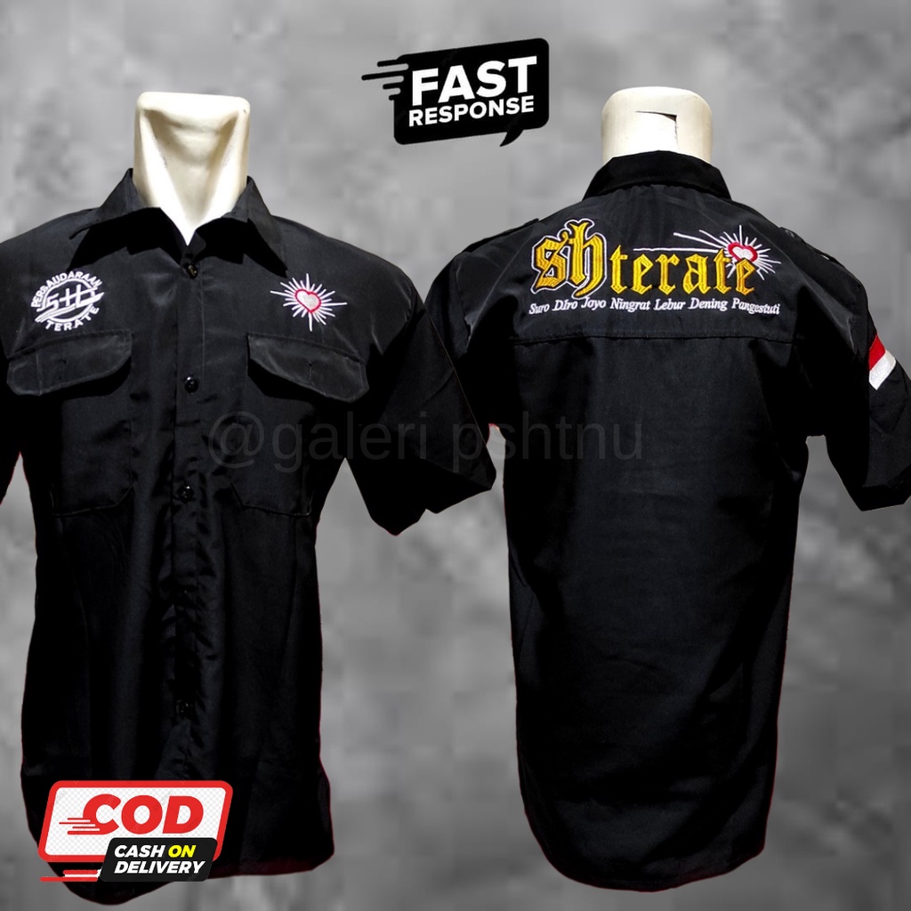 kemeja psht - kemeja psht bordir - hem psht - hem psht bordir