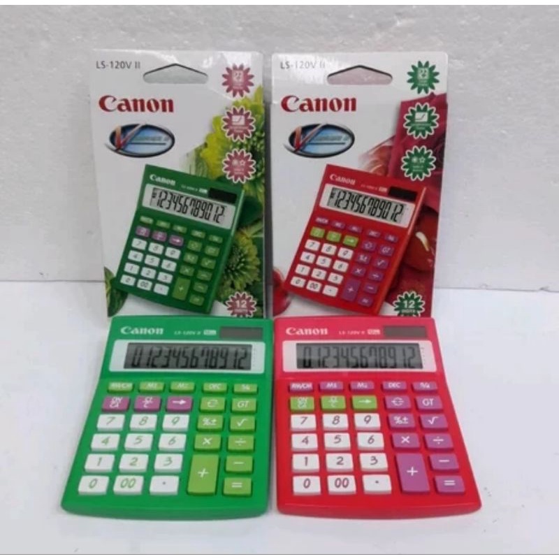 

CANON KALKULATOR 12 DIGIT LS 120 V II BASIC CALCULATOR