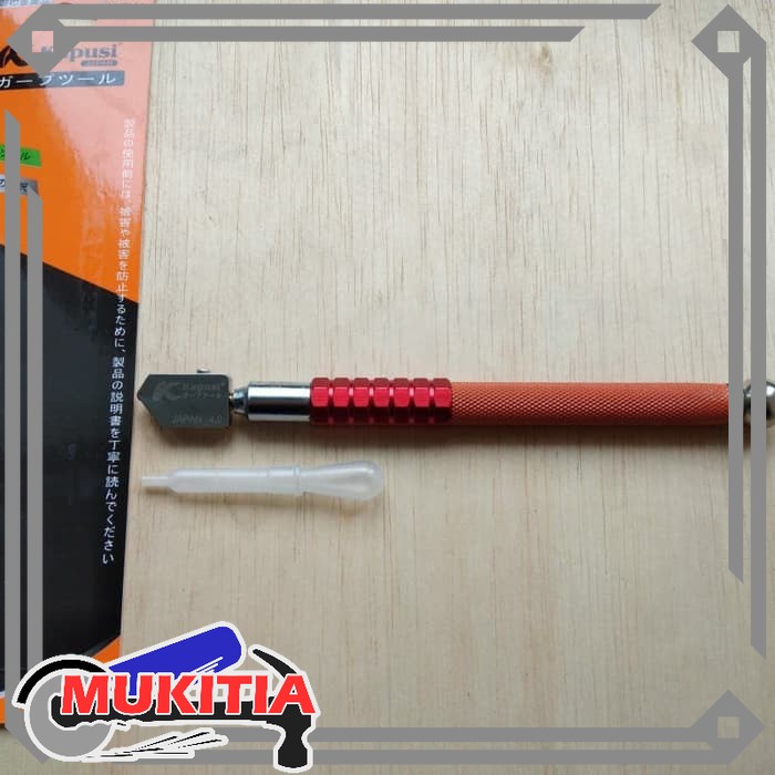 KAPUSI Alat Pemotong Kaca Glass Cutter Pisau Potong Kaca Lebih Bagus drpd NDP Perkakas Tukang
