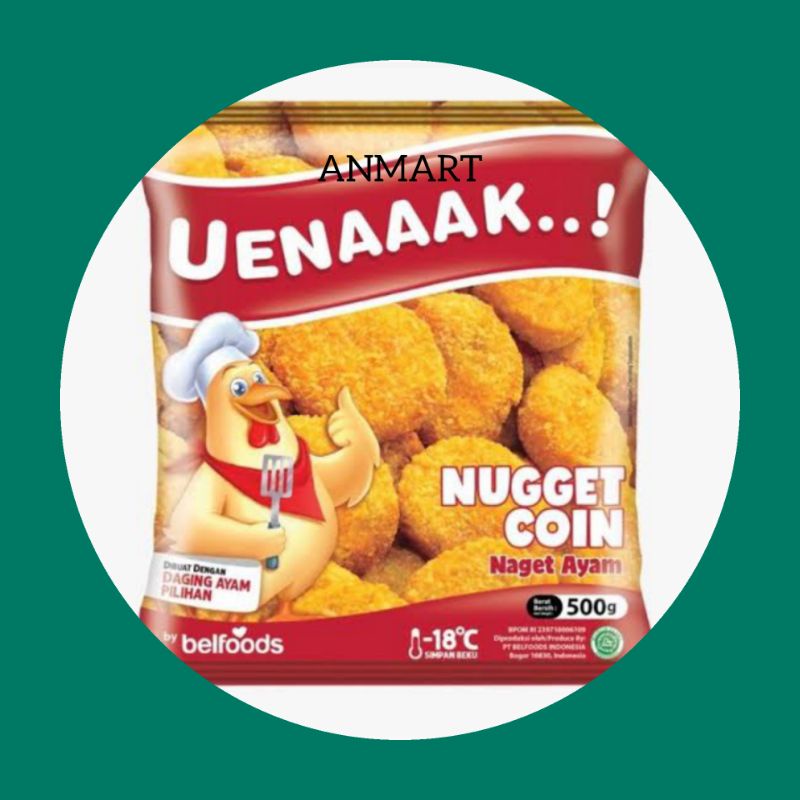 

ANMART | 500gr Belfoods Nugget Coin | Sayur Online | Frozen Food