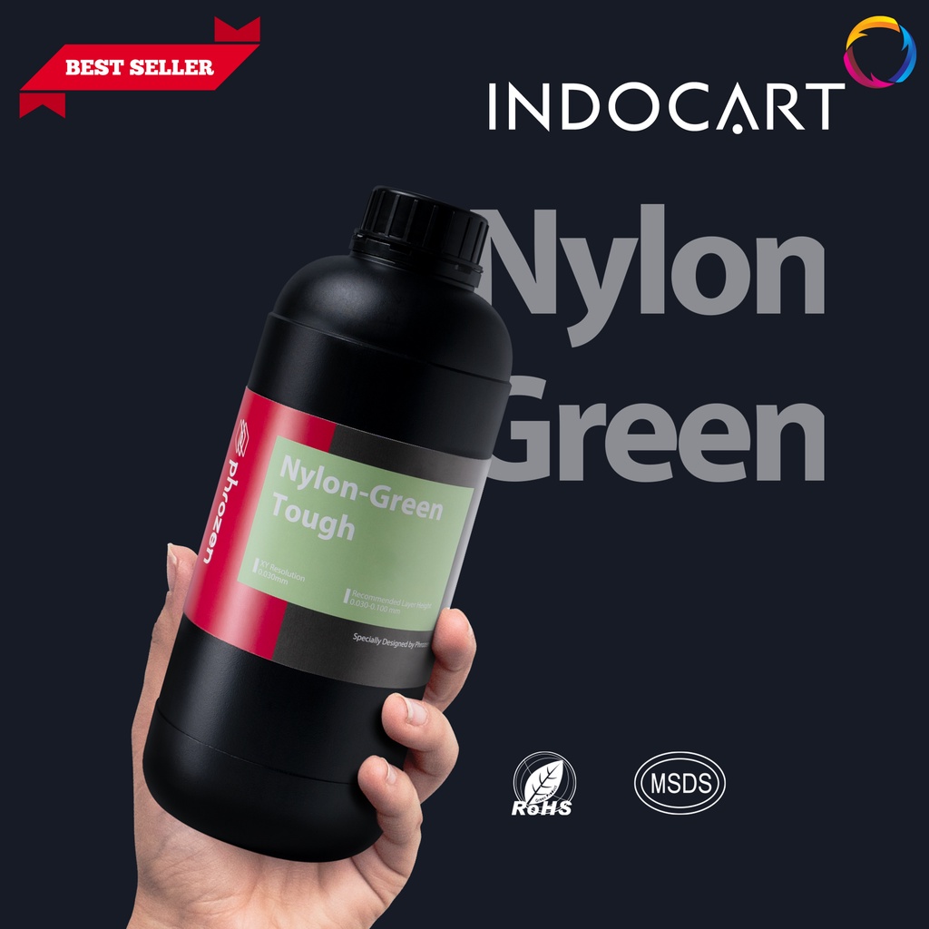 INDOCART Tinta Resin 3D printer Phrozen Nylon Green Tough Resin-500g