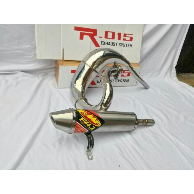 Knalpot Udang Ninja 150cc - RX King - Suzuki TS Motocross - Slincer FMF Power Core4 Model KTM