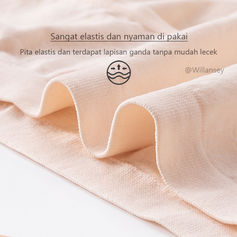 [Set Kotak 4pcs] Celana dalam antibakteri graphene wanita Pakaian Dalam CD Seamless-3