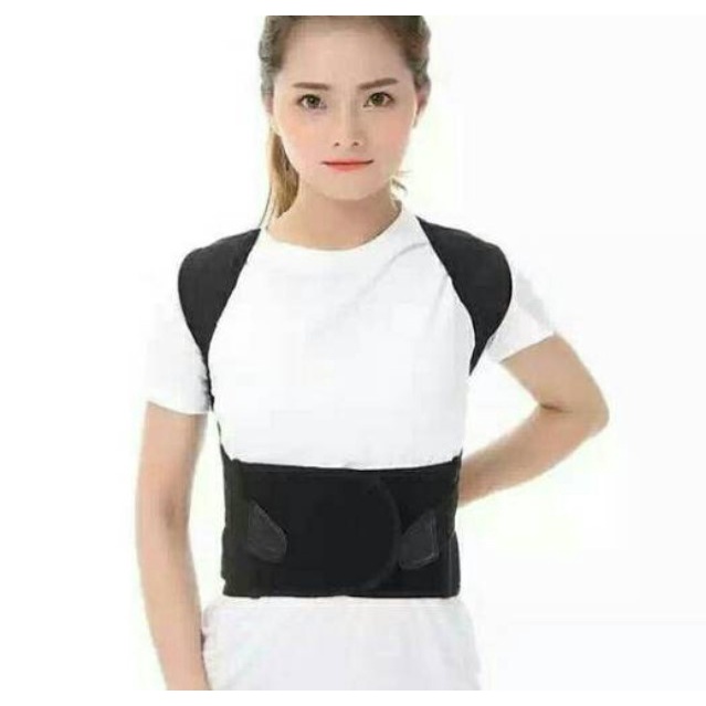 Korset Penyangga Punggung Penegak Badan Back Support Posture Corrector Pelangsing Pria &amp; Wanita Original