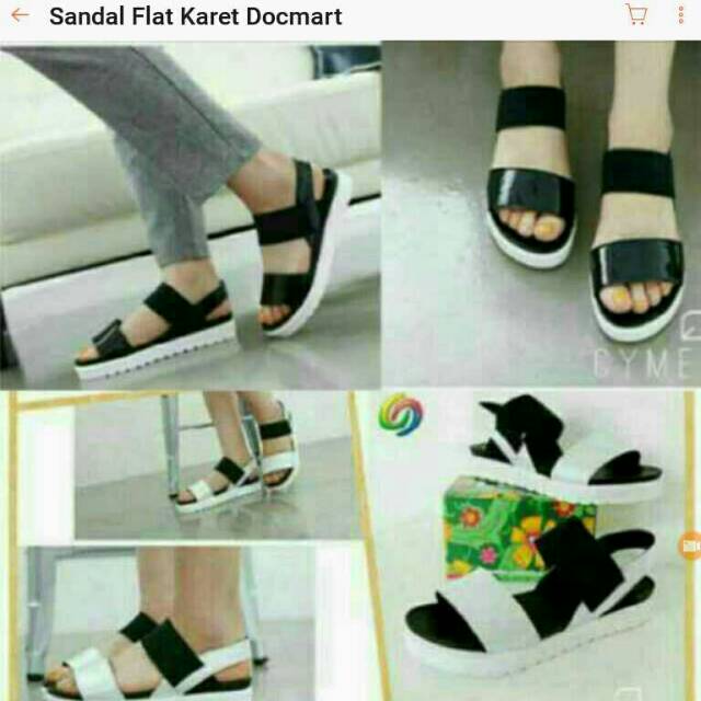 Sandal Flat Solo Karet Docmart