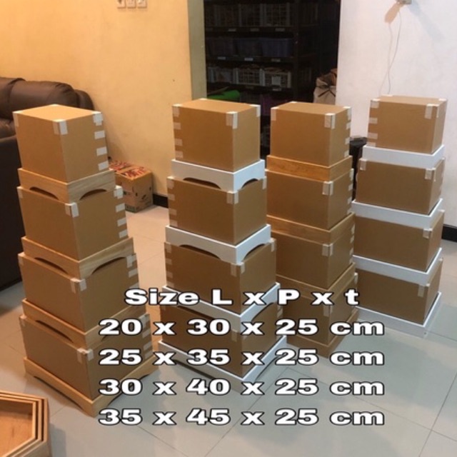 Hantaran Pernikahan Kotak HANTARAN KAYU + TUTUP AKRILIK SET SATUAN