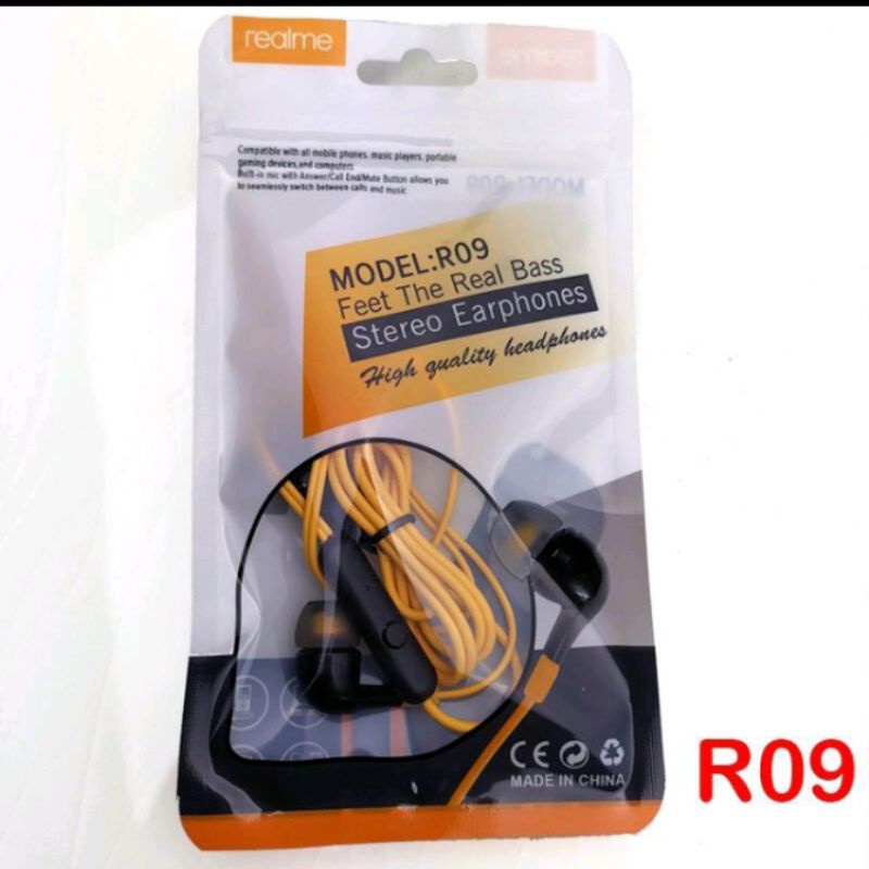 Stereo Earphones/Earphones Realme/R09 R10