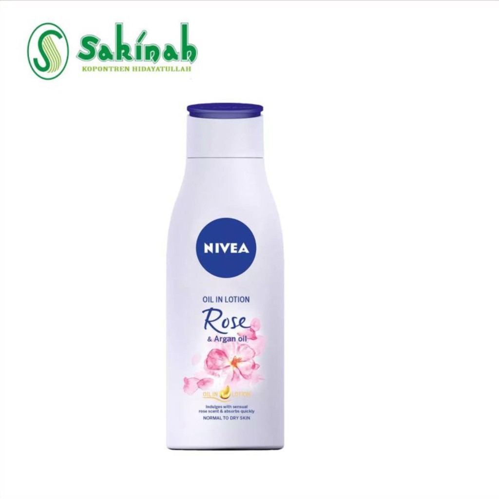 Nivea Body Oil Lotion Senses Rose 200Ml