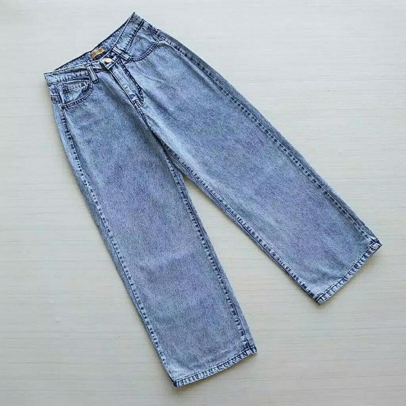 TEBAL PREMIUM JEANS KULOT SIZE/ CELANA KULOT JEANS TEBAL PUSATGROSIR_SOLO