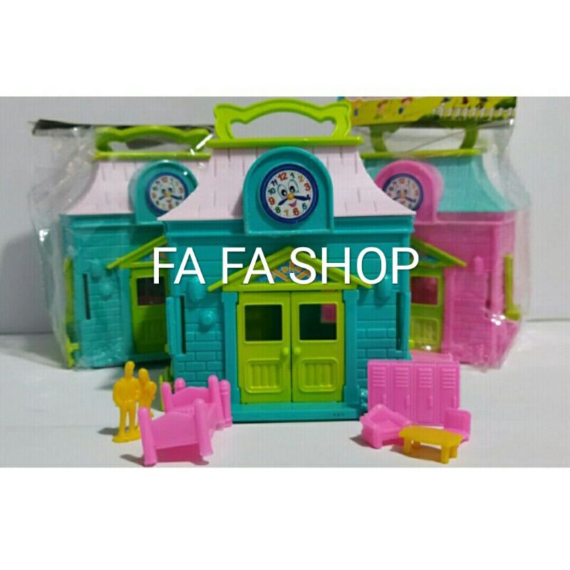 MAINAN ANAK VILLA / VILLAKU / RUMAH RUMAHAN OCT 2900 / MINIATUR RUMAH / MINIATUR VILLA