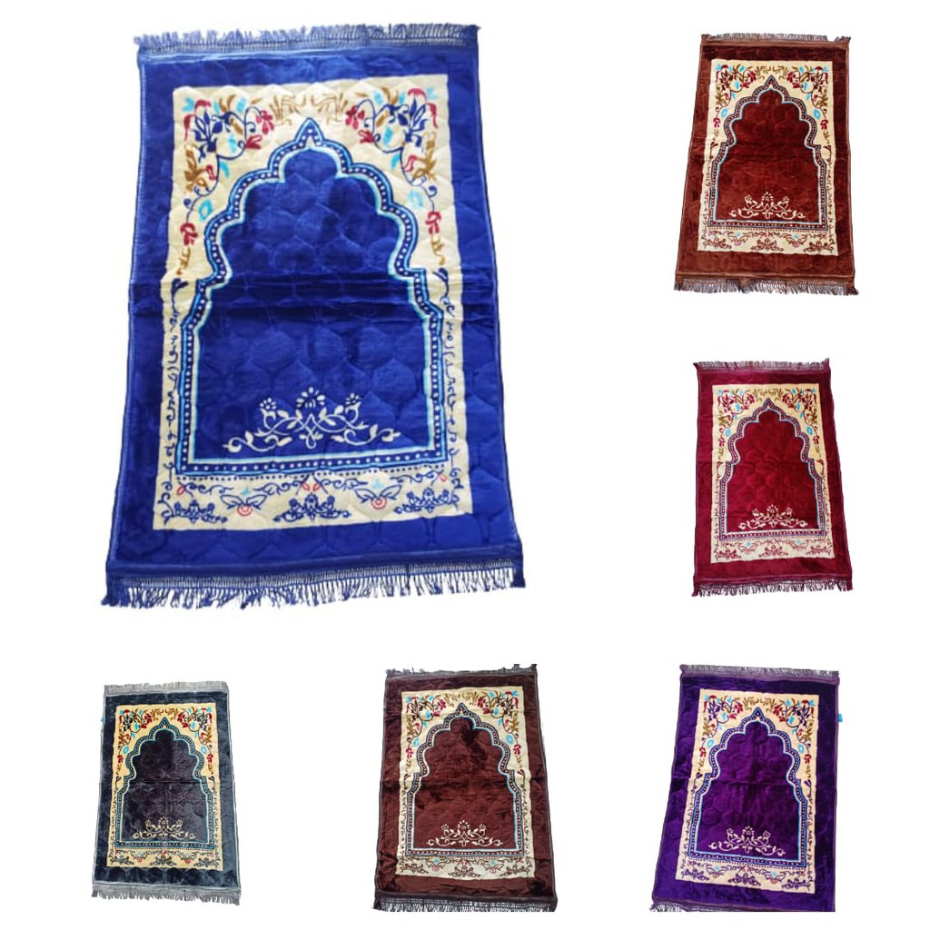 Sajadah Busa Quilting Tebal Premium ( Anti Slip ) Lembut &amp; nyaman