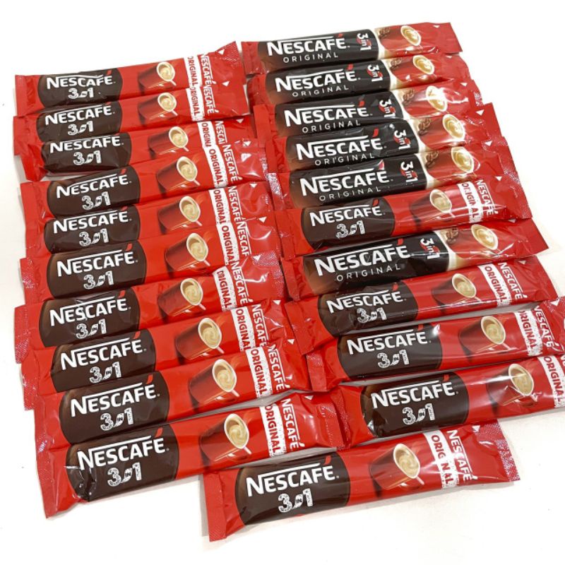 Nescafe Singapore Original 3 in 1 Kemasan Sachet / Satuan / Ecer 19 gr - Kopi / Minuman