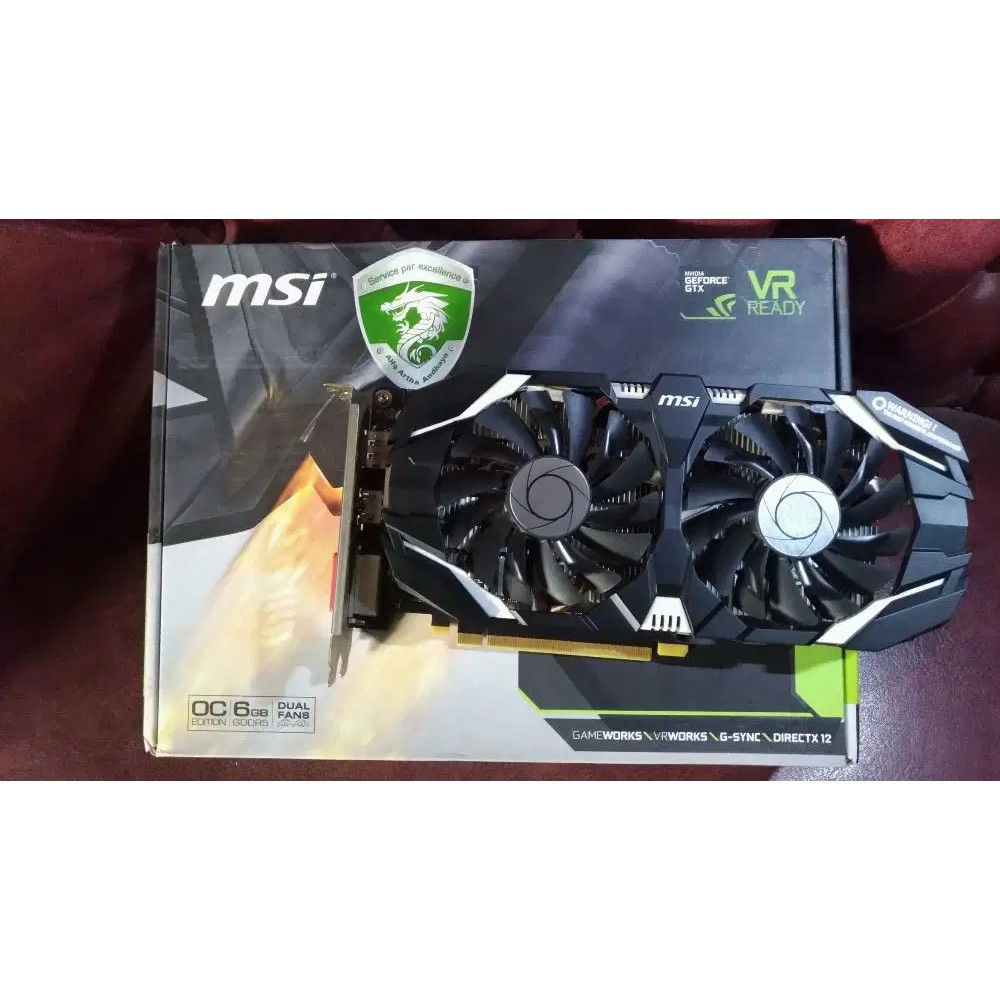MSI GeForce GTX 1060 6GB OC