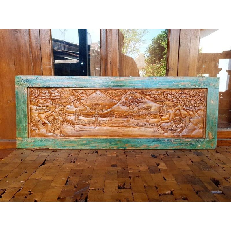 Pajangan Dinding Kayu Ukiran Wayang