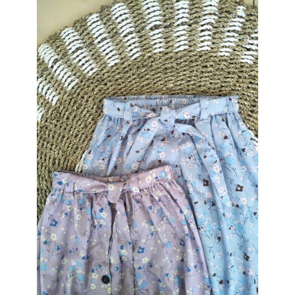 Skirt Panjang Motiv Korea || Rok Panjang Dewasa Motiv
