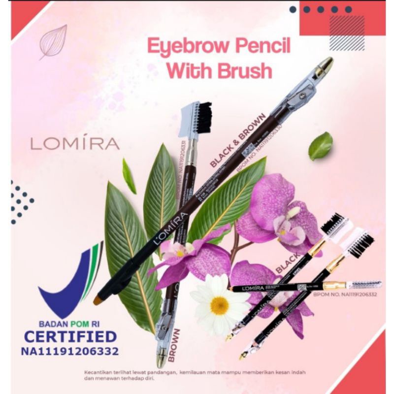 [ 𝗕𝗣𝗢𝗠 ] LOMIRA EYEBROW (PENSIL ALIS)