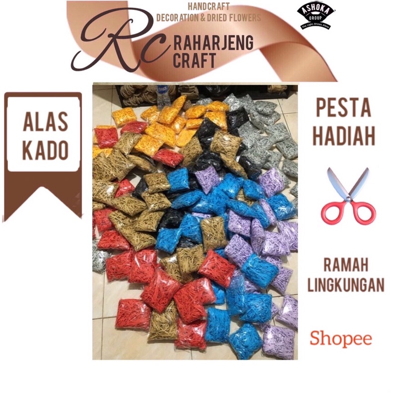 

074 || 20 gram || Kertas kado || shreded paper || gift box || hampers