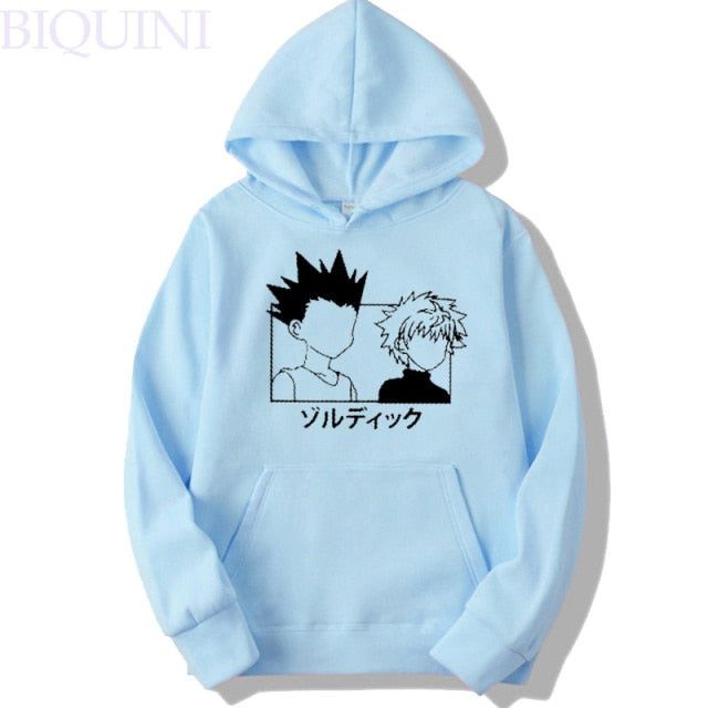 Sweater HUNTER x HUNTER Oblong / Hoodie KILLUA &amp; GON SHADOW Jumper