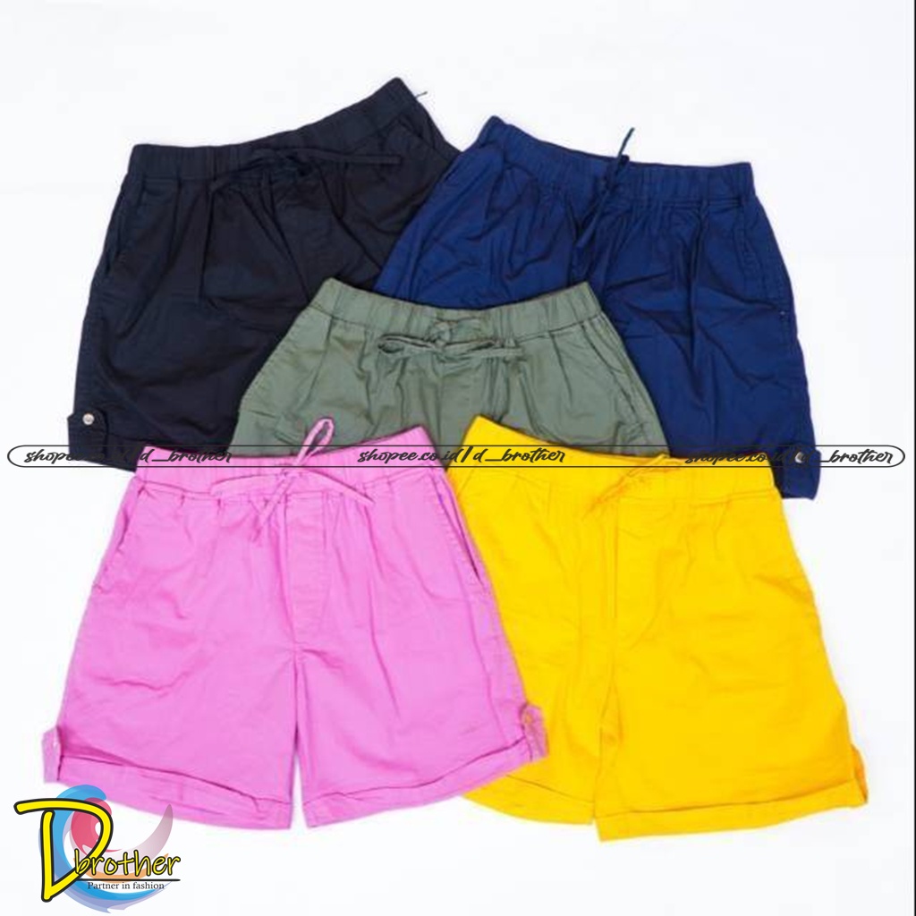 HOTPANT KATUN WANITA CELANA HOTPANTS HOT PANT KATUN STRETCH WANITA STANDART L DAN JUMBO XXL