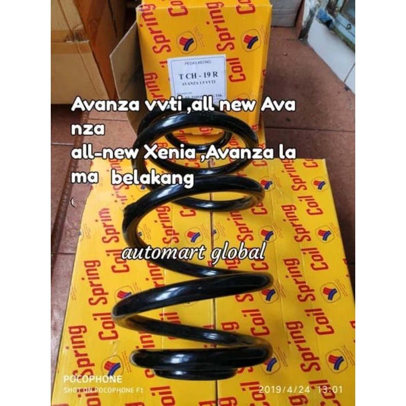 coil spring per keong belakang avanza xenia lama vvti
