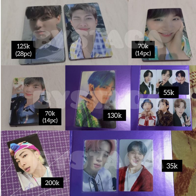 CLEARANCE SALE [READY STOCK] PC MURAH OFFICIAL SHARING DICON BTS 101 TAE JIN JIMIN JOON HOPE SUGA JK