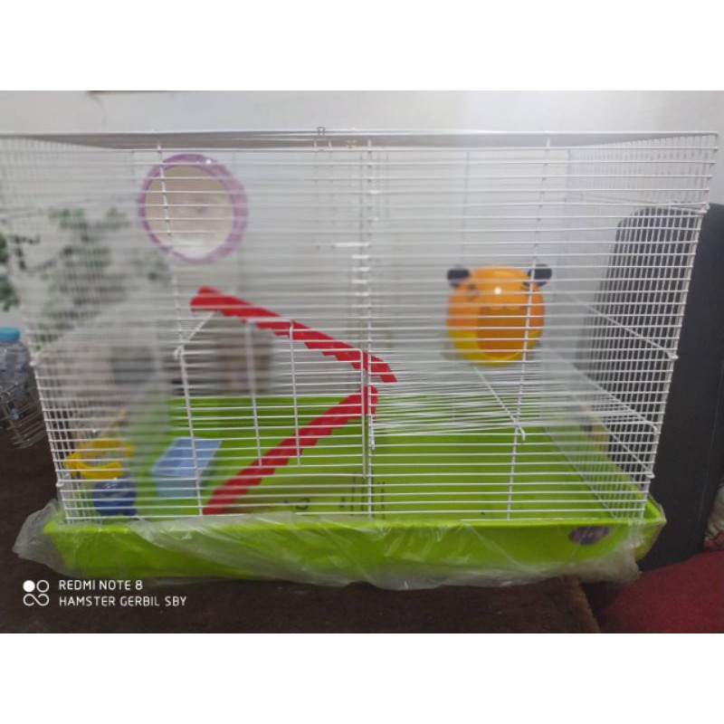 Kandang Hamster Jumbo Ukuran: 54 x 30 x 40 cm