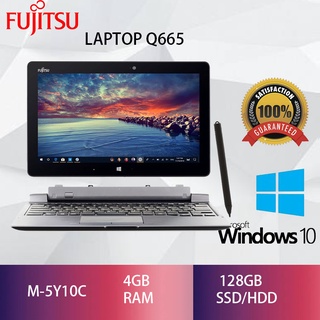Fujitsu Laptop Q665 Core M 5Y10C 4g 128gb 2 in 1 TouchScreen FHD Bekas Murah