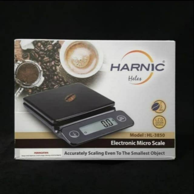 HARNIC HELES COFFEE SCALE HL 3850 ORIGINAL - Timbangan Dapur Digital HL3850 GARANSI RESMI