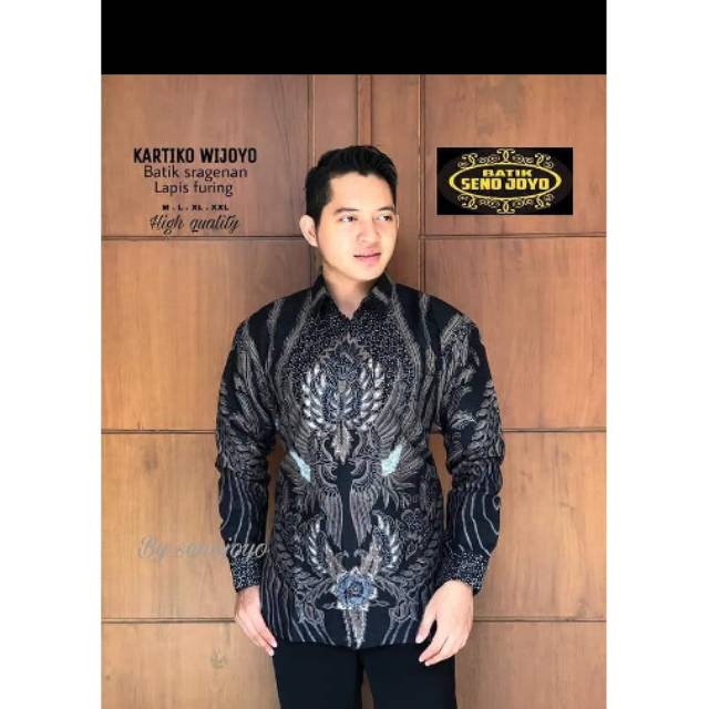Kemeja Batik Panjang Full Furing Motif Kartiko Wijoyo