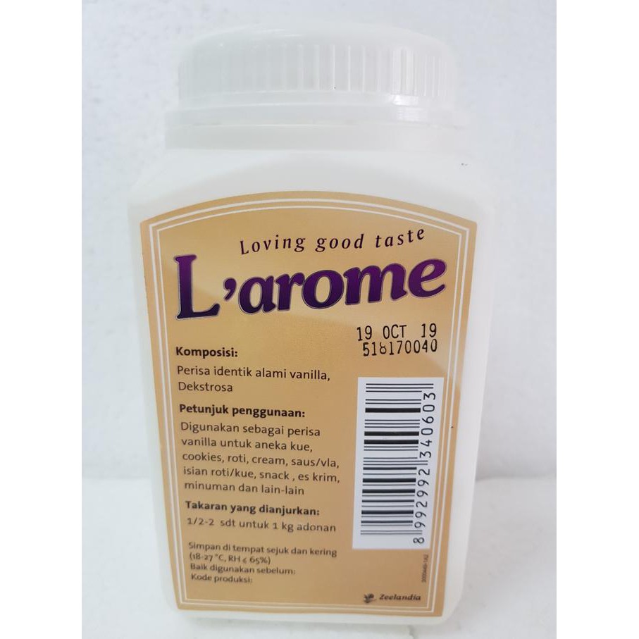 

31.87-Kue- Larome Vanilla Susu 50Gr -Terlengkap-Termurah-Dijamin.