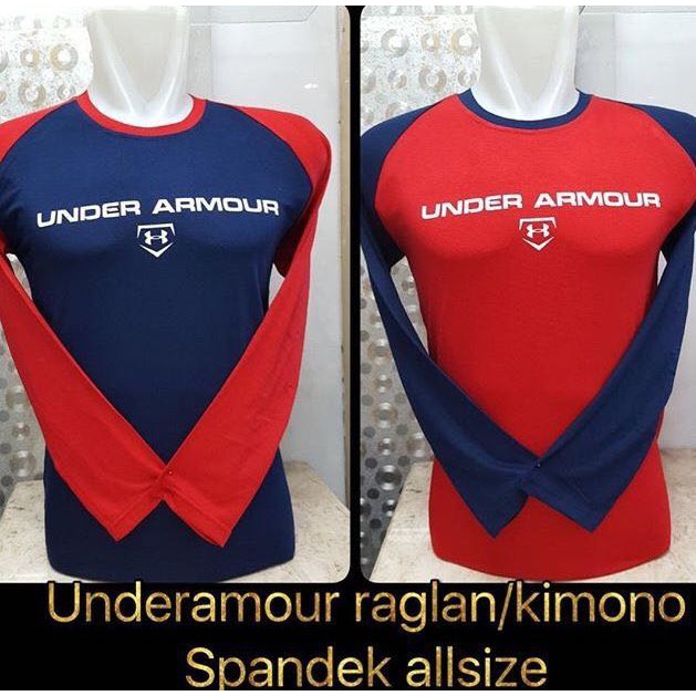 Kaos lengan panjang / Kaos pria spandek / Baju Distro / Pakaian Pria / kaos under Armour