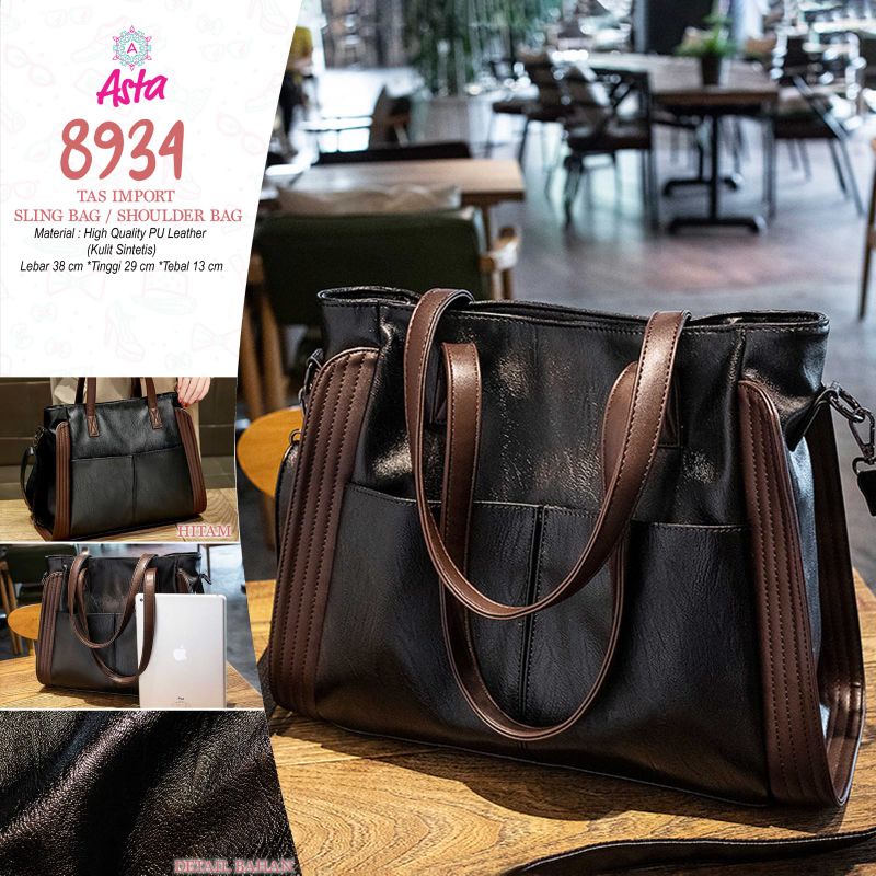Asta 8934 | Original | Tas Wanita Terbaru Kekinian | Tas Wanita Import | Tas Selempang | Shoulder Ba