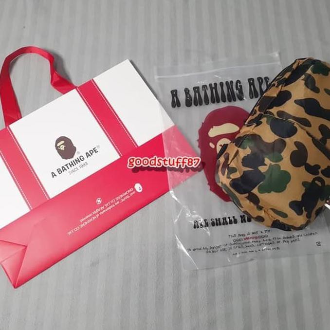 SLING BAG BAPE CAMO / TOTE BAG BAPE JAPAN MAGAZINE