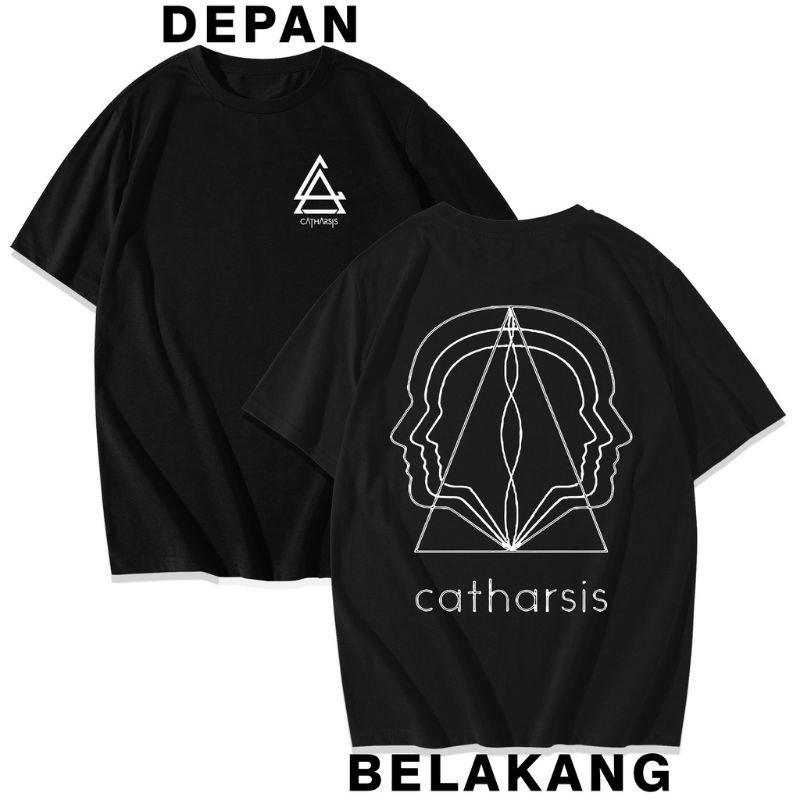 t shirt/kaos catharsis premium Quality produk bimo pd 100%cotton combed reaktif