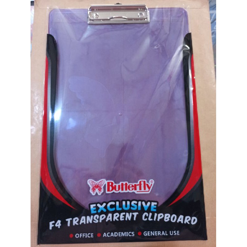 

Papan Jalan / Clipboard / Papan Ujian Butterfly F4