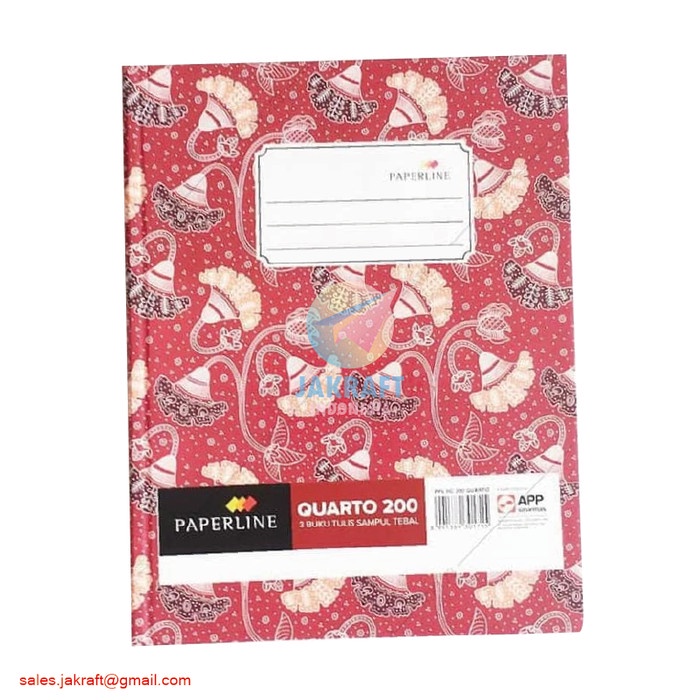 

Kusus Hari Ini Buku Tulis Kwarto Kuarto Quarto Hard Cover Hardcover Paperline Isi 200 Terlaris