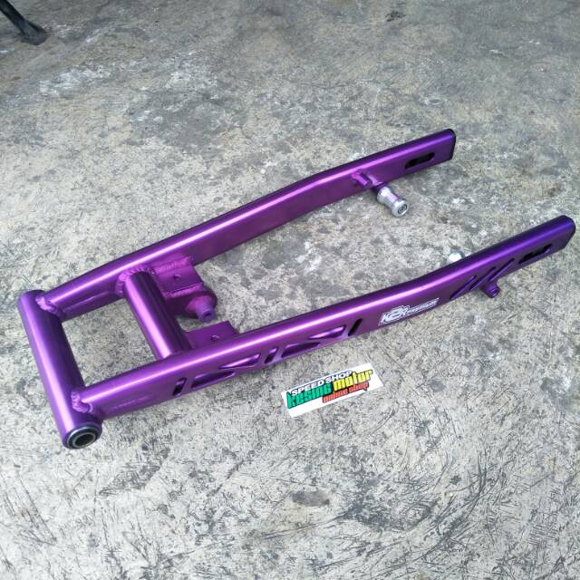 Swing Arm Satria 150 Fu Dan Raider K2R Kawahara Ungu Coak Arm Oval