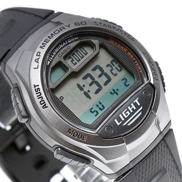 ARLOJI JAM TANGAN DIGITAL - CASIO SPORT SPORTY SPORTS ILLUMINATOR ORIGINAL ORI W-734-1AVDF - W 734