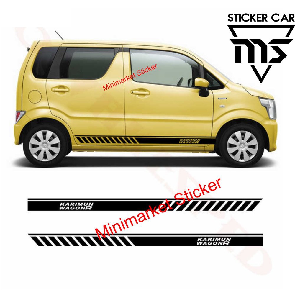 Sticker Stiker Cutting List Mobil Suzuki Karimun Wagon R Shopee