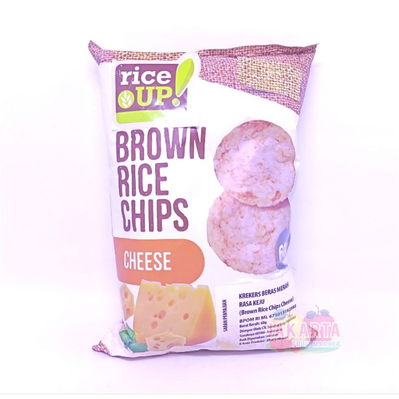 

(KREKERS) BROWN RICE CHIPS CHEESE 60G