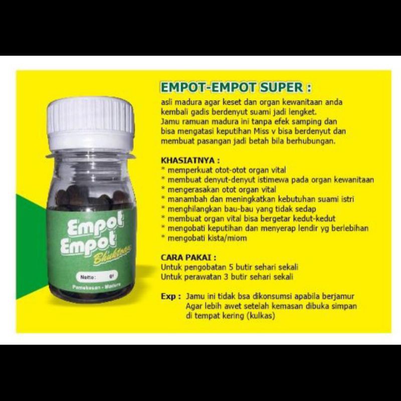 Empot-empot Super asli madura