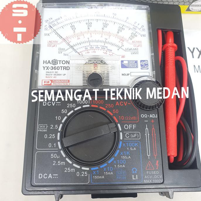 Jual Terbaru Yx 360trd Multitester Multi Tester Meter Analog Haston Prohex Yx 360 Smtt1 Murah 0918