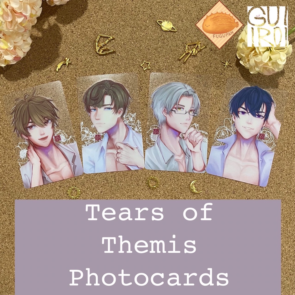Tears of Themis ToT Photocards (Artem, Luke, Marius, Vyn)