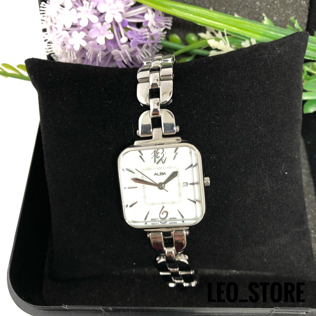 JAM TANGAN ALBA A8 JAM TANGAN WANITA ORGINAL DENGAN TANGGAL SAMPING (VJ22-X287) READY