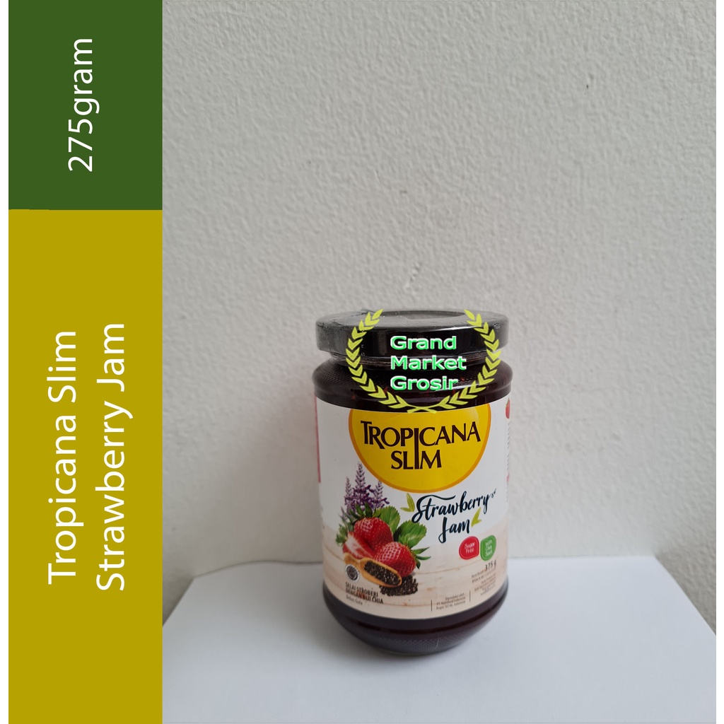 

Tropicana Slim Strawberry Jam - Tropicana Slim Selai Stoberi 375 gr