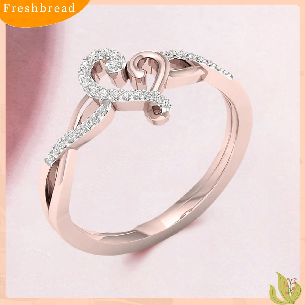 Terlaris Memorable Wedding Ring Love Heart Pattern Alloy Eye-catching Finger Ring Jewelry Accessories