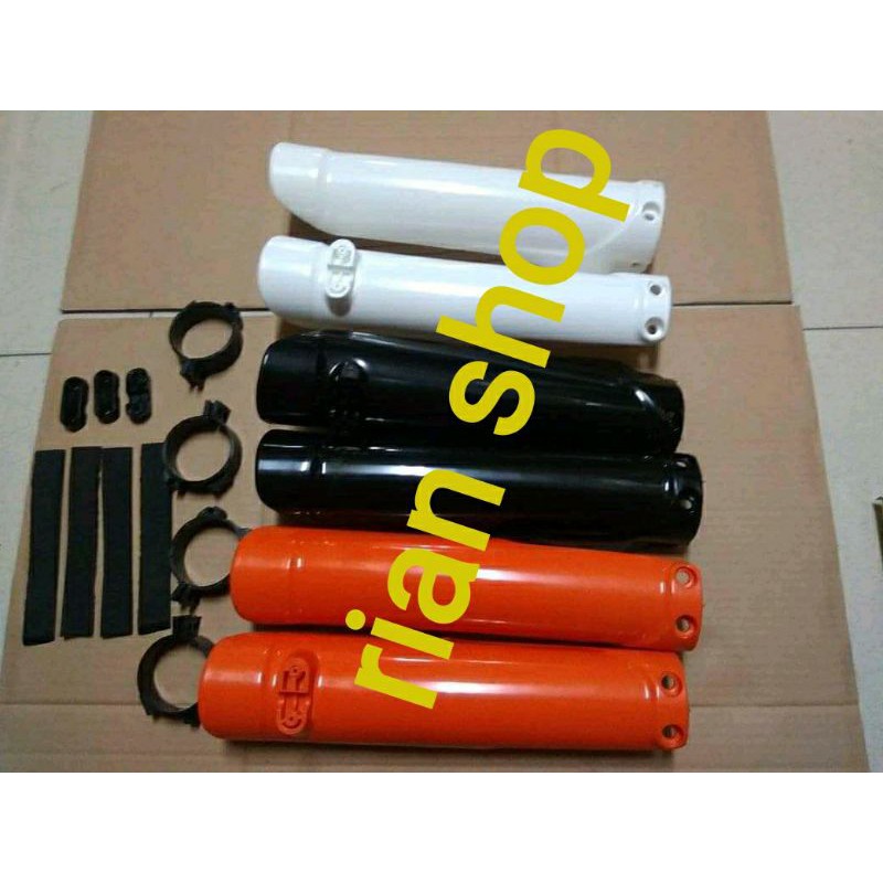 tutup shokh depan trail ktm 250 pelindung shoch depan ktm USD trai ktm 250 2017